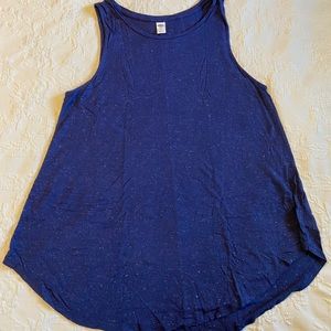 Navy Blue with Silver Flecks Old Navy Tank Top